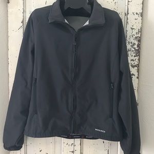 Charcoal gray woolrich zip jacket